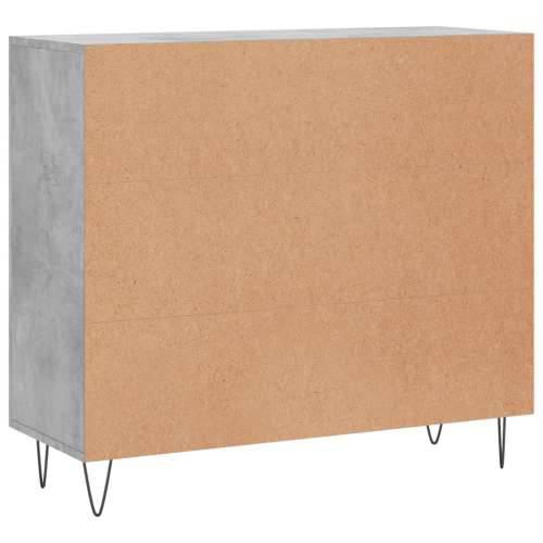 Komoda siva boja betona 90x34x80 cm od konstruiranog drva - Beton siva 1 Cijena