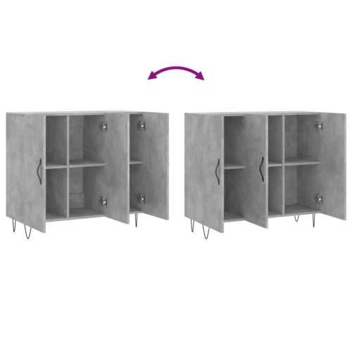 Komoda siva boja betona 90x34x80 cm od konstruiranog drva - Beton siva 1 Cijena