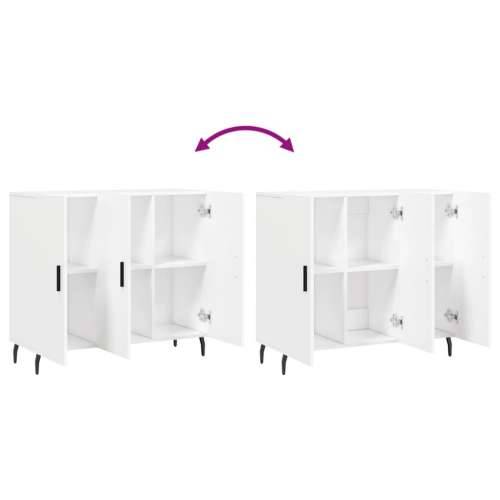 Komoda bijela 90x34x80 cm od konstruiranog drva - Bijela 1 Cijena