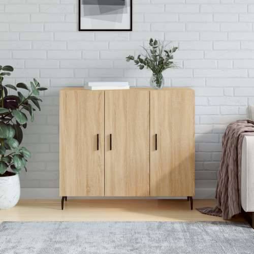 Komoda boja hrasta sonome 90x34x80 cm od konstruiranog drva - sonoma hrast 1 Cijena