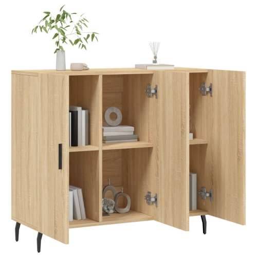 Komoda boja hrasta sonome 90x34x80 cm od konstruiranog drva - sonoma hrast 1 Cijena