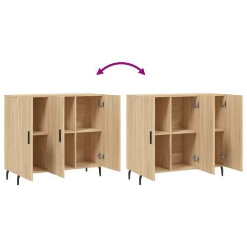 Komoda boja hrasta sonome 90x34x80 cm od konstruiranog drva - sonoma hrast 1 Cijena