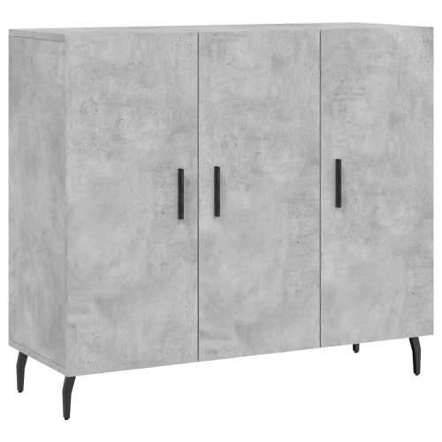 Komoda siva boja betona 90x34x80 cm od konstruiranog drva - Beton siva 1 Cijena