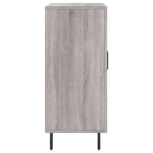 Komoda boja hrasta sonome 90 x 34 x 80 cm konstruirano drvo - Sivi hrast sonoma 1 Cijena