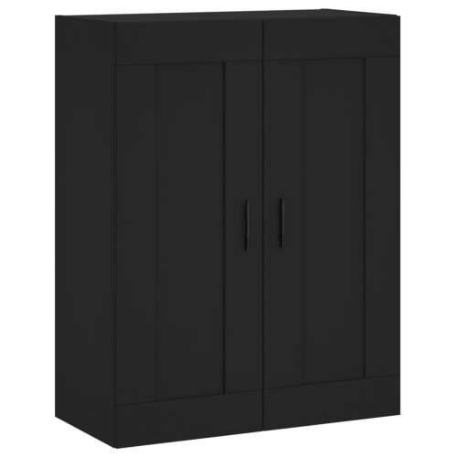 Zidni ormarić crni 69,5 x 34 x 90 cm od konstruiranog drva - Crna 1 Cijena