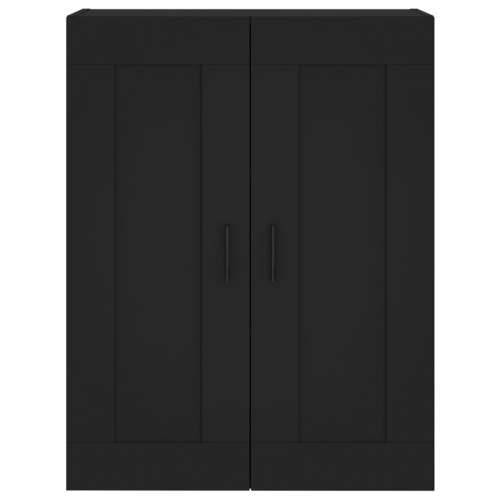 Zidni ormarić crni 69,5 x 34 x 90 cm od konstruiranog drva - Crna 1 Cijena