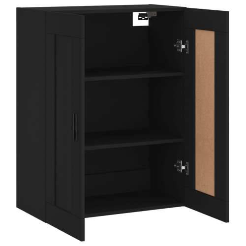 Zidni ormarić crni 69,5 x 34 x 90 cm od konstruiranog drva - Crna 1 Cijena