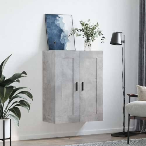 Zidni ormarić siva boja betona 69,5x34x90 cm konstruirano drvo - Beton siva 1 Cijena