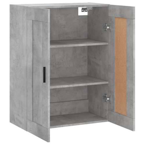 Zidni ormarić siva boja betona 69,5x34x90 cm konstruirano drvo - Beton siva 1 Cijena