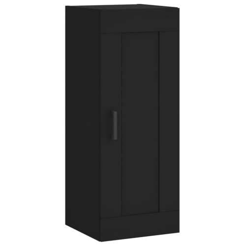 Zidni ormarić crni 34,5 x 34 x 90 cm od konstruiranog drva - Crna 1 Cijena