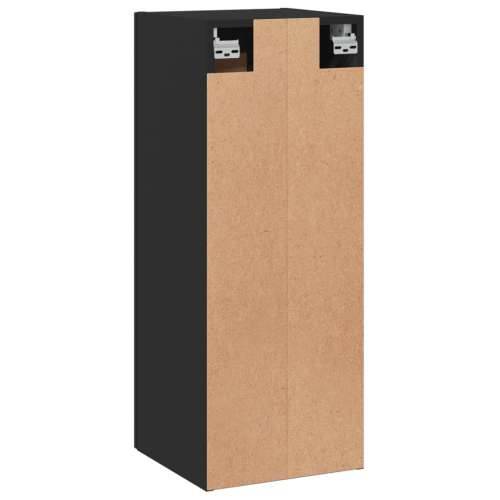 Zidni ormarić crni 34,5 x 34 x 90 cm od konstruiranog drva - Crna 1 Cijena