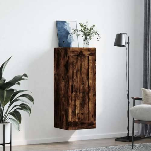 Zidni ormarić boja hrasta 34,5 x 34 x 90 cm konstruirano drvo - Dimljeni hrast 1 Cijena