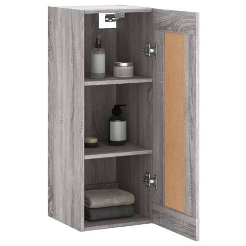 Zidni ormarić siva boja hrasta 34,5x34x90 cm konstruirano drvo - Sivi hrast sonoma 1 Cijena