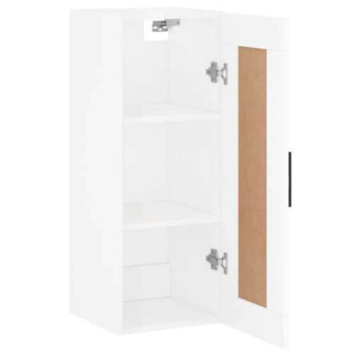 Zidni ormarić sjajni bijeli 34,5 x 34 x 90 cm konstruirano drvo - Visoko sjajno bijela 1 Cijena