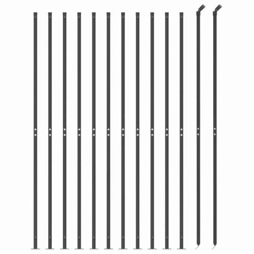 Žičana ograda s prirubnicom antracit 1,6 x 25 m - Antracit 1.6 x 25 m 1 Cijena