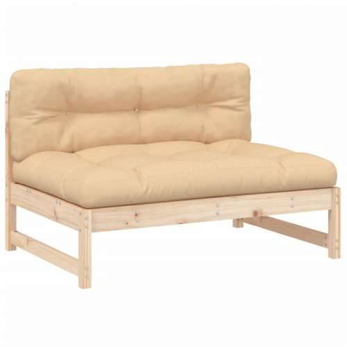 Srednja sofa 120x80 cm od masivne borovine - Prirodna boja bora 1 srednja sofa Cijena