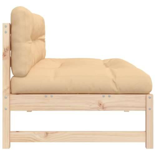 Srednja sofa 120x80 cm od masivne borovine - Prirodna boja bora 1 srednja sofa Cijena