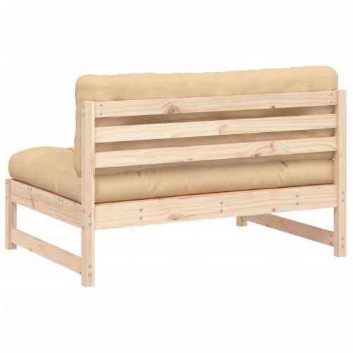 Srednja sofa 120x80 cm od masivne borovine - Prirodna boja bora 1 srednja sofa Cijena