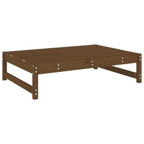 Vrtni tabure boja meda 120 x 80 cm od masivne borovine - Smeđa boja bora 1 naslon za noge Cijena
