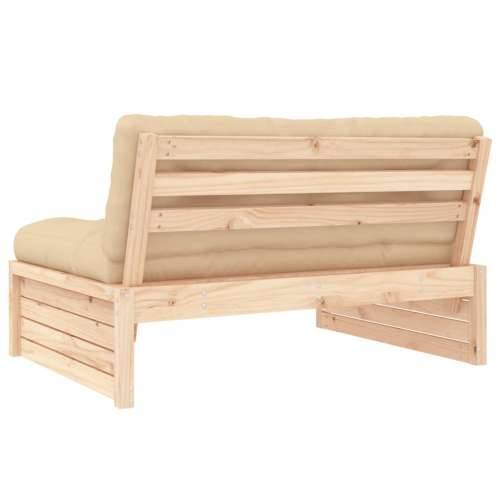 Srednja sofa 120x80 cm od masivne borovine - Prirodna boja bora 1 srednja sofa Cijena