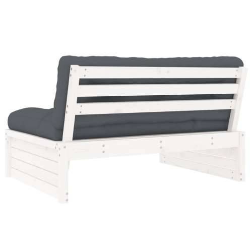 Srednja sofa bijela 120x80 cm od masivne borovine - Bijela boja bora 1 srednja sofa Cijena
