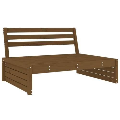 Srednja sofa boja meda 120x80 cm od masivne borovine - Smeđa boja bora 1 srednja sofa Cijena