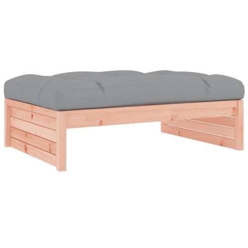 Vrtni tabure 120 x 80 cm od masivnog drva duglazije - Prirodni douglas 1 naslon za noge Cijena