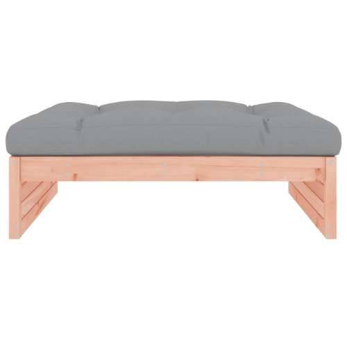 Vrtni tabure 120 x 80 cm od masivnog drva duglazije - Prirodni douglas 1 naslon za noge Cijena