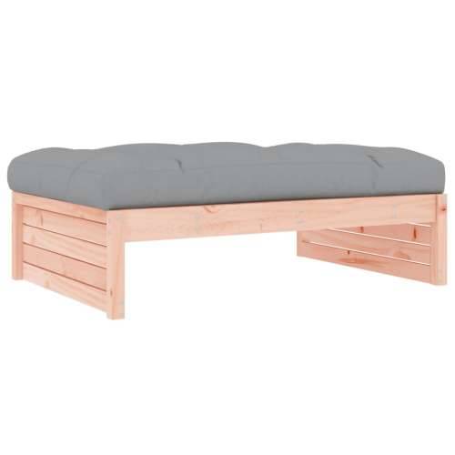 Vrtni tabure 120 x 80 cm od masivnog drva duglazije - Prirodni douglas 1 naslon za noge Cijena