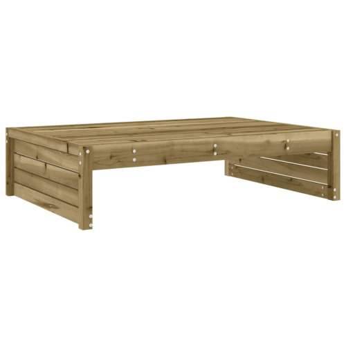 Vrtni tabure 120 x 80 cm od impregnirane borovine - Smeđa 1 naslon za noge Cijena