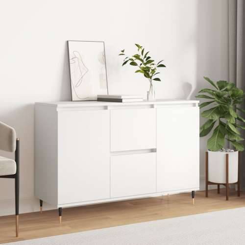 Komoda bijela 104x35x70 cm od konstruiranog drva - Bijela 1 Cijena