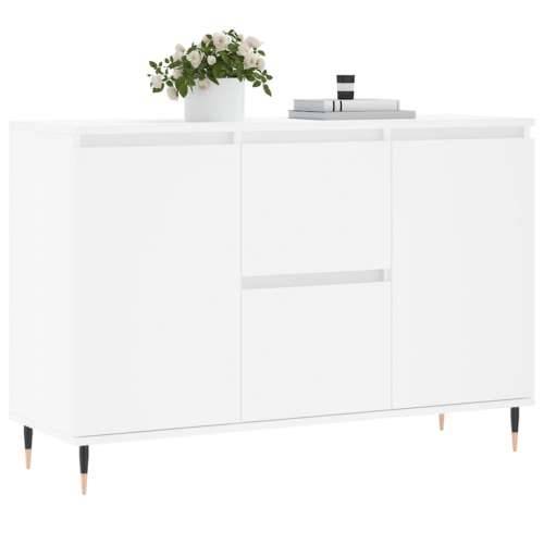 Komoda bijela 104x35x70 cm od konstruiranog drva - Bijela 1 Cijena