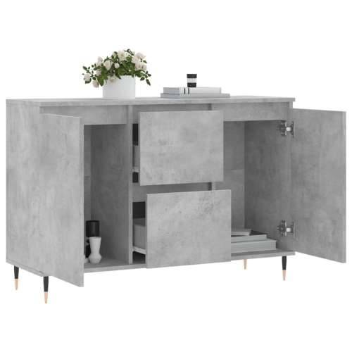 Komoda siva boja betona 104x35x70 cm od konstruiranog drva Beton siva 1 Cijena