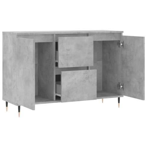 Komoda siva boja betona 104x35x70 cm od konstruiranog drva Beton siva 1 Cijena