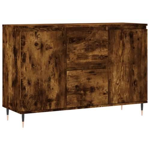 Komoda boja dimljenog hrasta 104x35x70 cm konstruirano drvo - Dimljeni hrast 1 Cijena