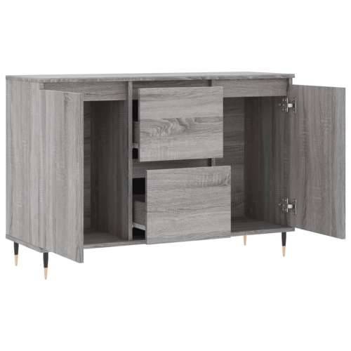 Komoda boja hrasta sonome 104x35x70 cm konstruirano drvo - Sivi hrast sonoma 1 Cijena