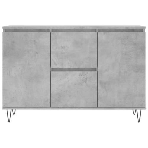 Komoda siva boja betona 104x35x70 cm od konstruiranog drva - Beton siva 1 Cijena