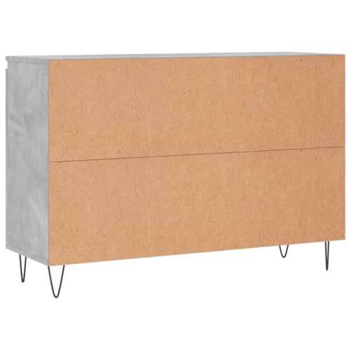 Komoda siva boja betona 104x35x70 cm od konstruiranog drva - Beton siva 1 Cijena
