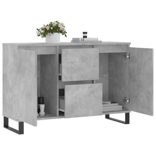 Komoda siva boja betona 104x35x70 cm od konstruiranog drva - Beton siva 1 Cijena