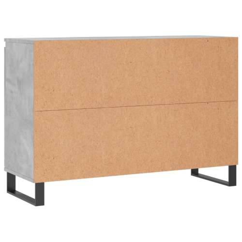 Komoda siva boja betona 104x35x70 cm od konstruiranog drva - Beton siva 1 Cijena
