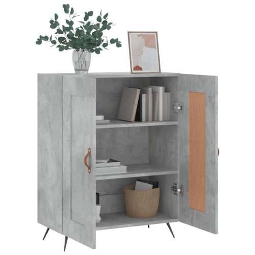 Komoda siva boja betona 69,5x34x90 cm od konstruiranog drva - Beton siva 1 Cijena