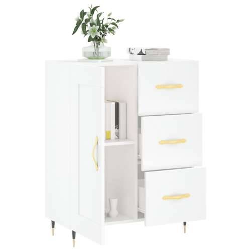 Komoda bijela 69,5x34x90 cm od konstruiranog drva - Bijela 1 Cijena