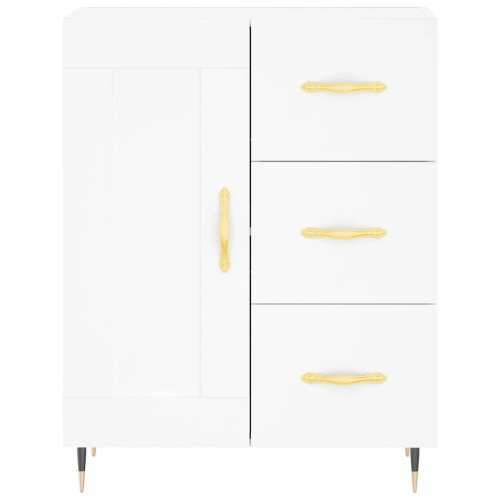Komoda bijela 69,5x34x90 cm od konstruiranog drva - Bijela 1 Cijena