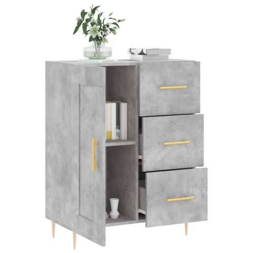 Komoda siva boja betona 69,5x34x90 cm od konstruiranog drva - Beton siva 1 Cijena