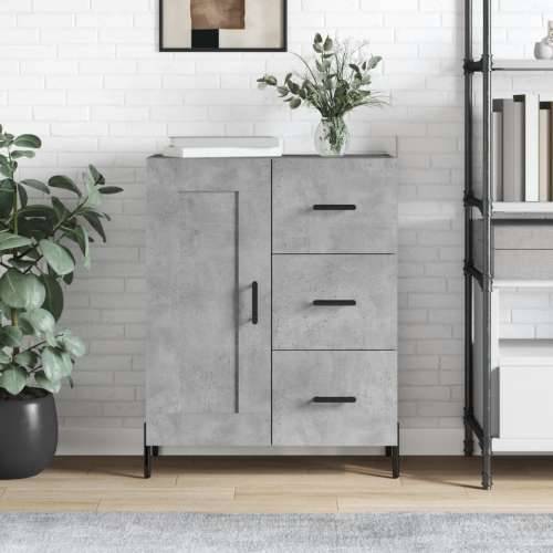Komoda siva boja betona 69,5x34x90 cm od konstruiranog drva - Beton siva 1 Cijena