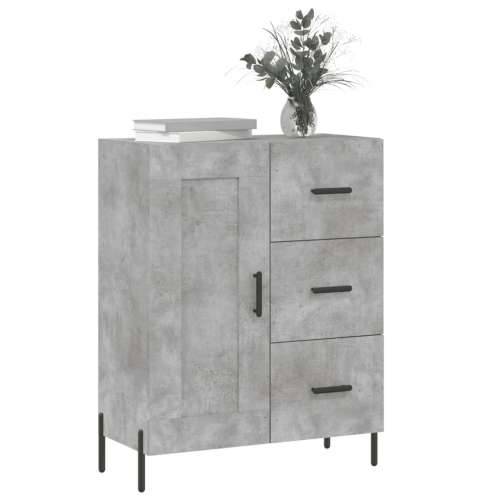 Komoda siva boja betona 69,5x34x90 cm od konstruiranog drva - Beton siva 1 Cijena