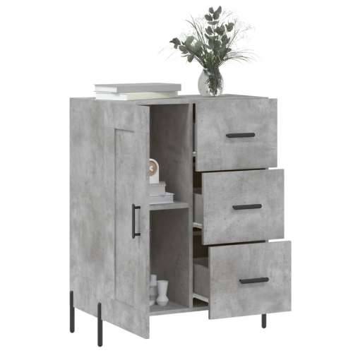 Komoda siva boja betona 69,5x34x90 cm od konstruiranog drva - Beton siva 1 Cijena