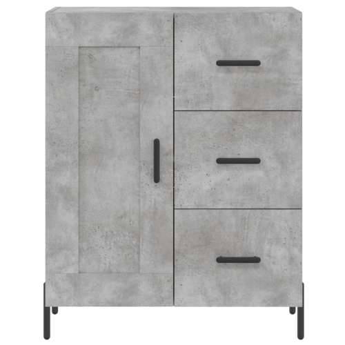 Komoda siva boja betona 69,5x34x90 cm od konstruiranog drva - Beton siva 1 Cijena