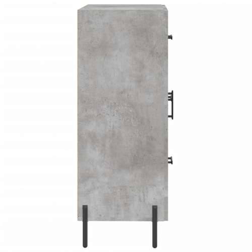Komoda siva boja betona 69,5x34x90 cm od konstruiranog drva - Beton siva 1 Cijena