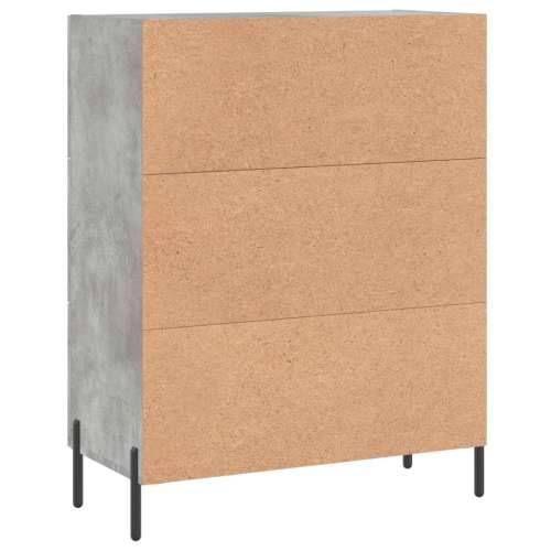Komoda siva boja betona 69,5x34x90 cm od konstruiranog drva - Beton siva 1 Cijena